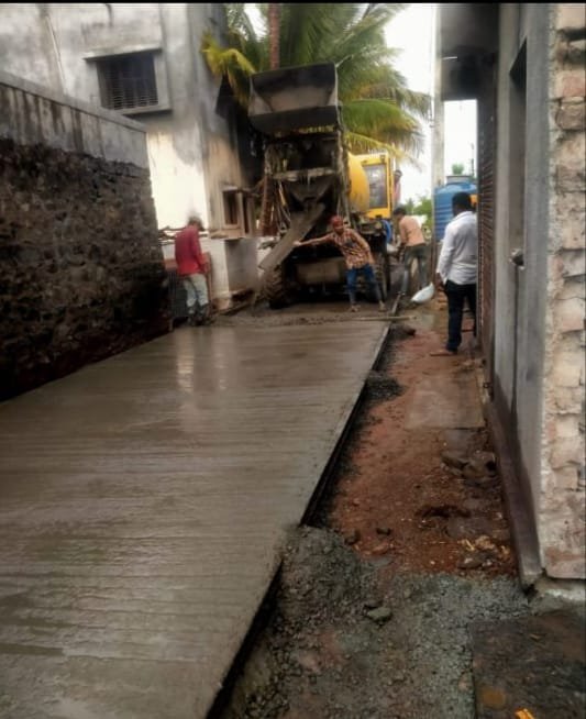 Limpangaon Cement Road Development